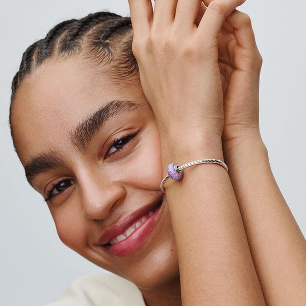 Pandora Charm Opale Glitter Viola