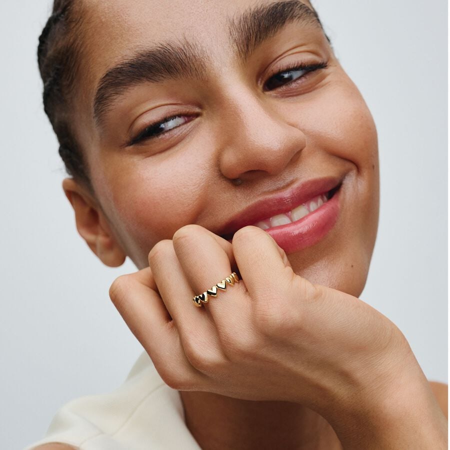Pandora Anello Fascia a Cuori Be Love