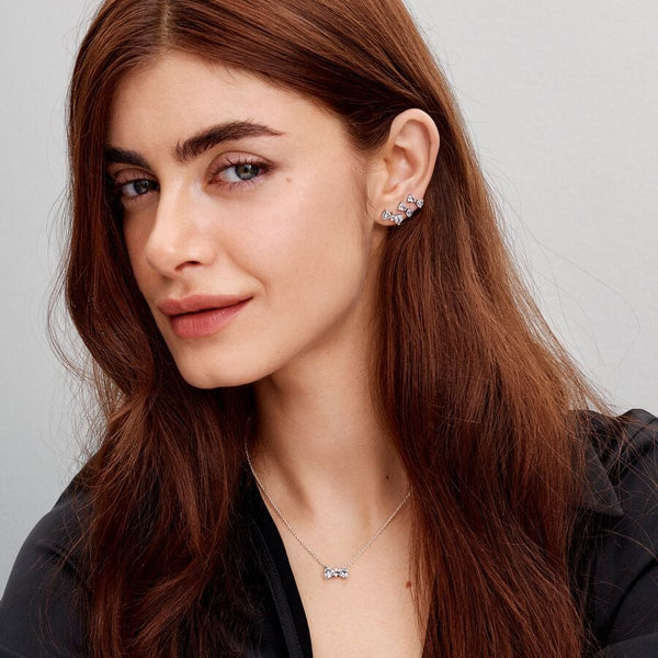 Pandora Orecchini Fiocco Luminoso Grande