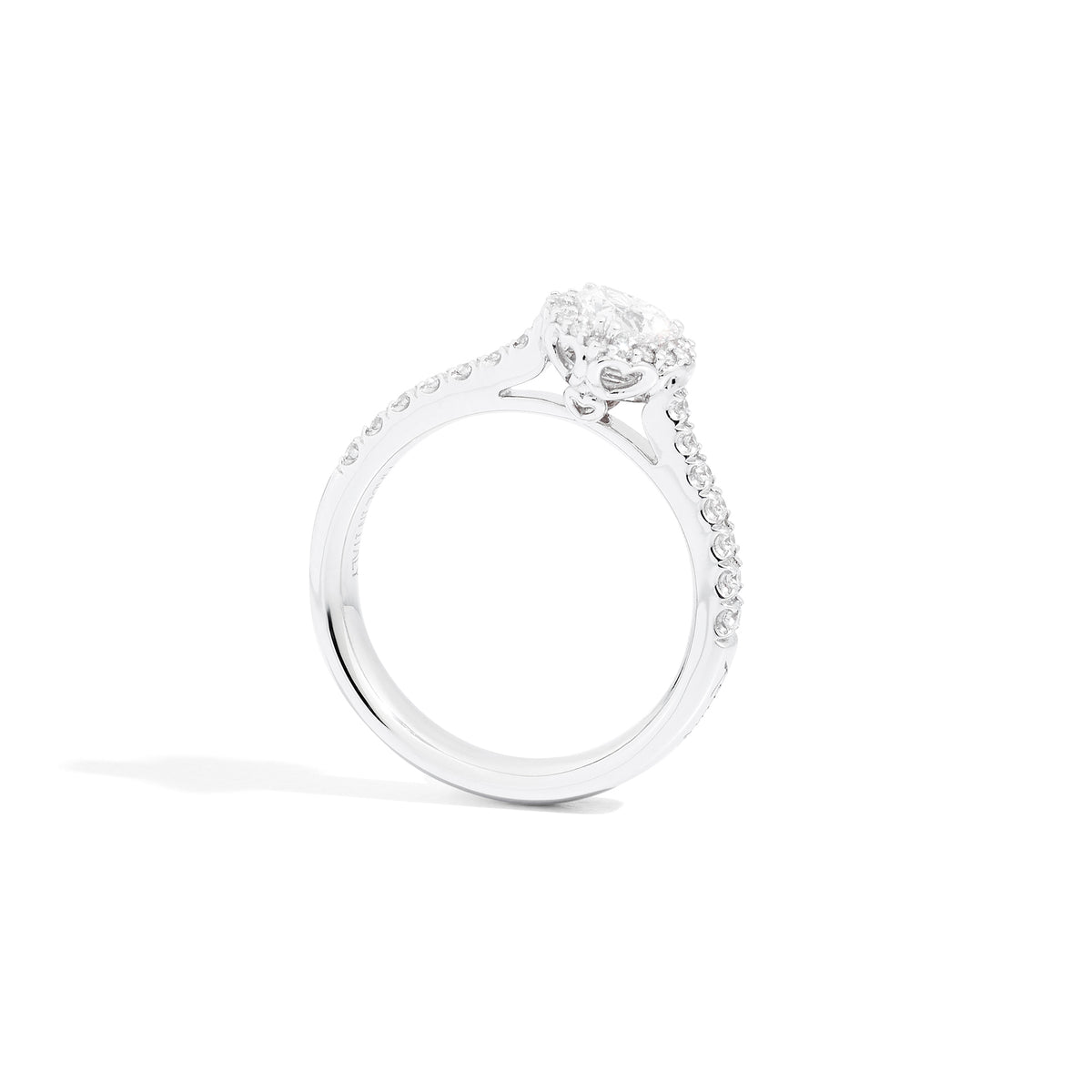 Recarlo Solitario Anniversary Halo cuore ct. (056)