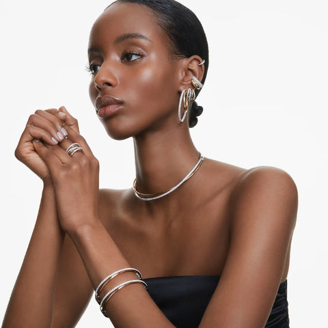 Swarovski Orecchini a cerchio Matrix