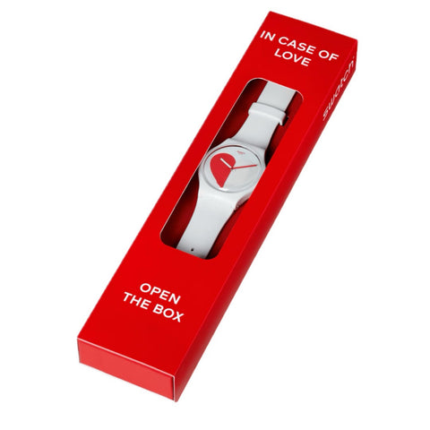 Swatch - Orologio HALF <3 RED