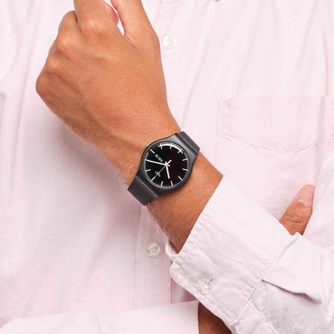 Swatch - Orologio MONO BLACK