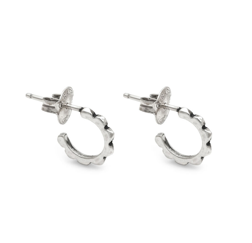 Raspini Orecchini Mini Cerchio Borchie