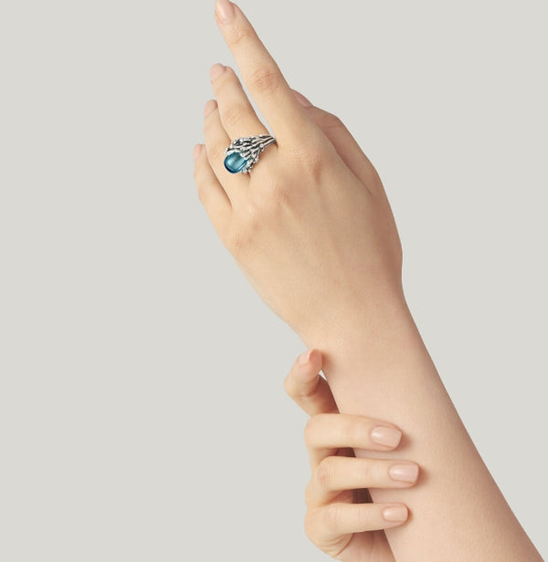 Giovanni Raspini Anello Goccia Mare