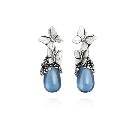 Giovanni Raspini Orecchini Goccia Farfalle