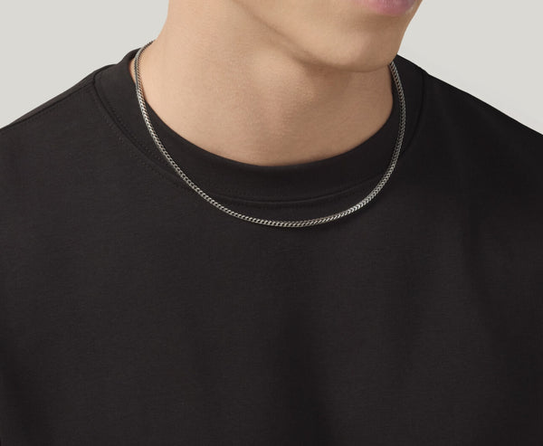 Giovanni Raspini collana grumetta quadra piccola