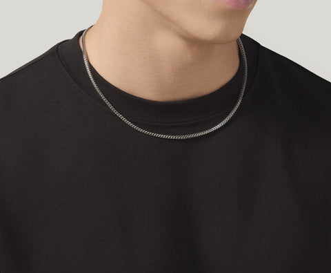 Giovanni Raspini collana grumetta quadra piccola