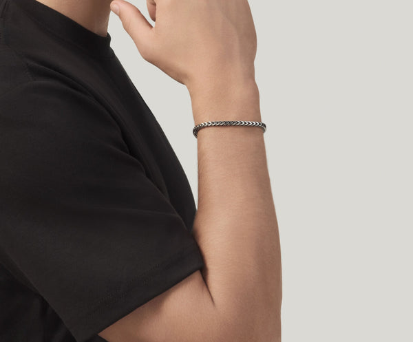 Raspini bracciale grumetta quadra