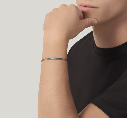 Raspini bracciale grumetta quadra piccola