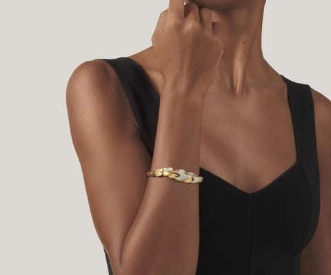 Giovanni Raspini bracciale skin madreperla