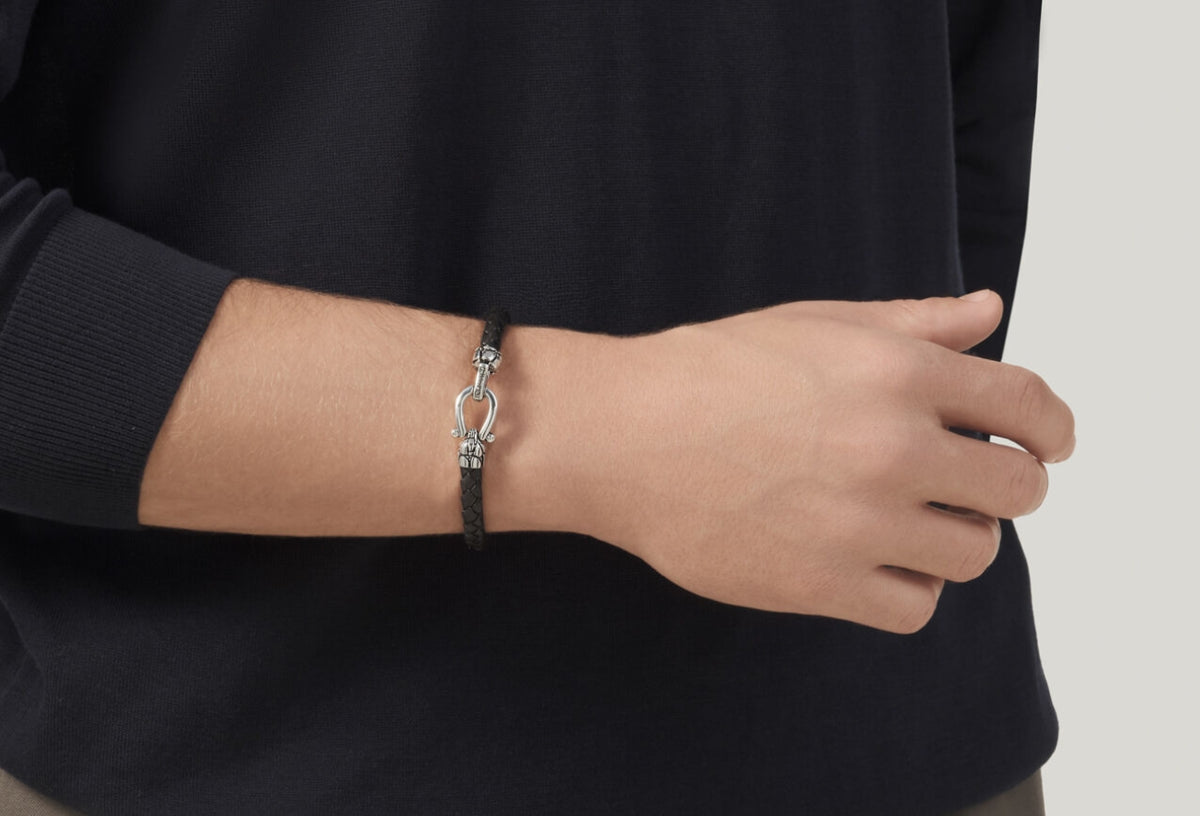 Giovanni Raspini bracciale cuoio croco