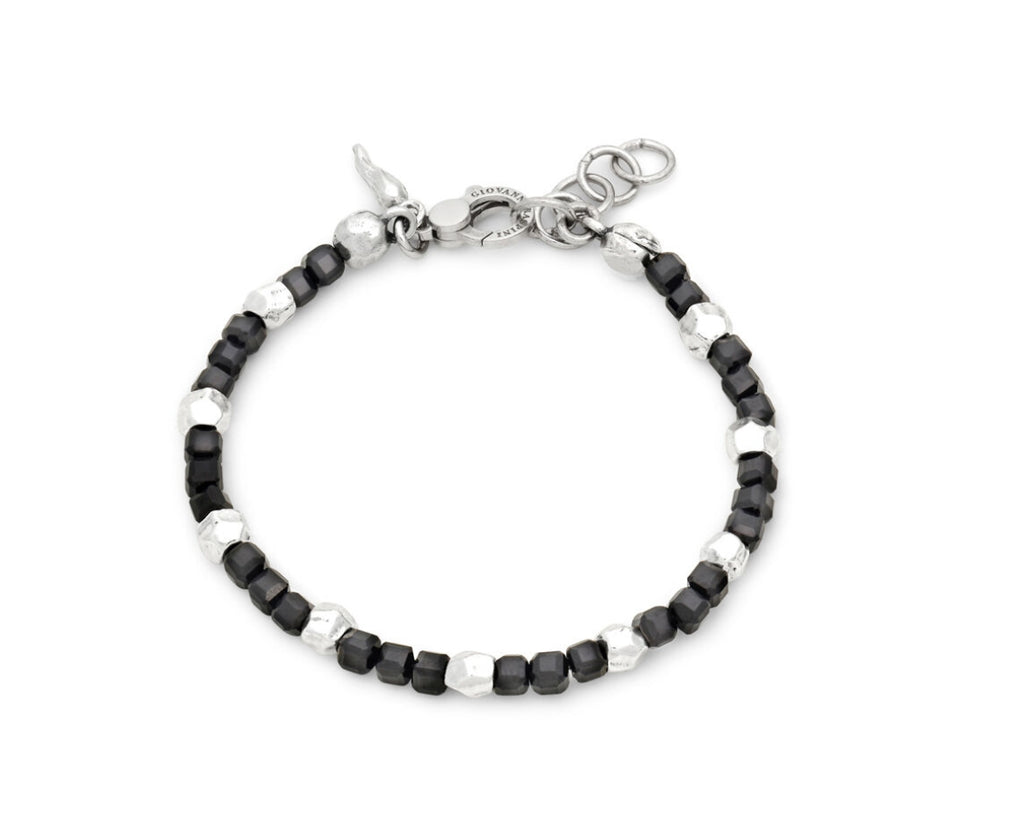 Giovanni Raspini Bracciale Spinello Nero Dadi