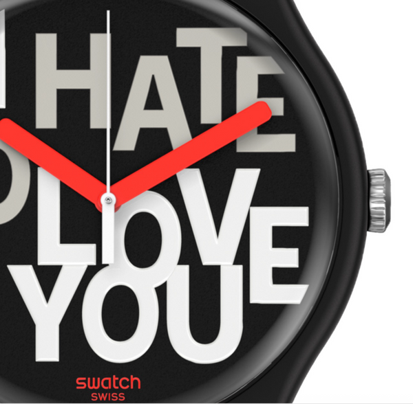 Swatch - Orologio HATE 2 LOVE