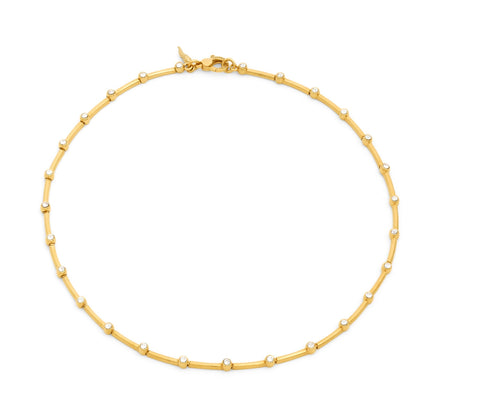 Giovanni Raspini collana satellite dorata