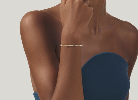 Giovanni Raspini bracciale satellite dorato