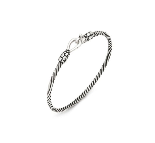 Giovanni Raspini bracciale rigido croco