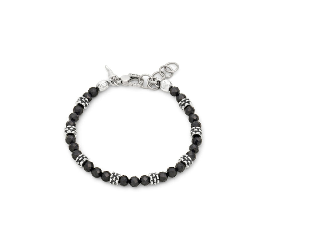 Raspini bracciale spinello nero borchie