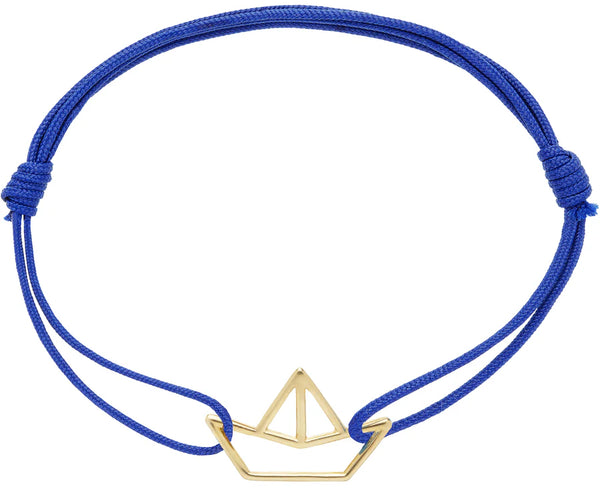 Aliita - Bracciale Barquito Corda Blu oceano