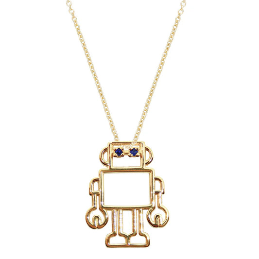 Aliita - Collana Robot Zaffiro Azul Rolo