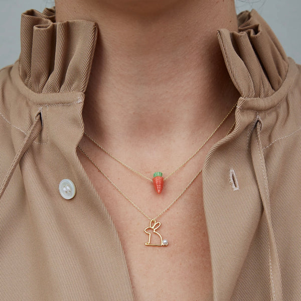 ALIITA - CONEJITO PERLA COLLANA