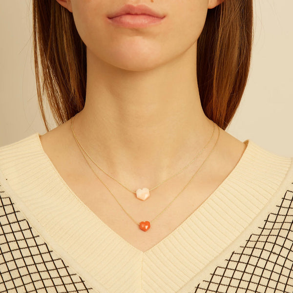 ALIITA - MINI CORAZON ROSSO COLLANA