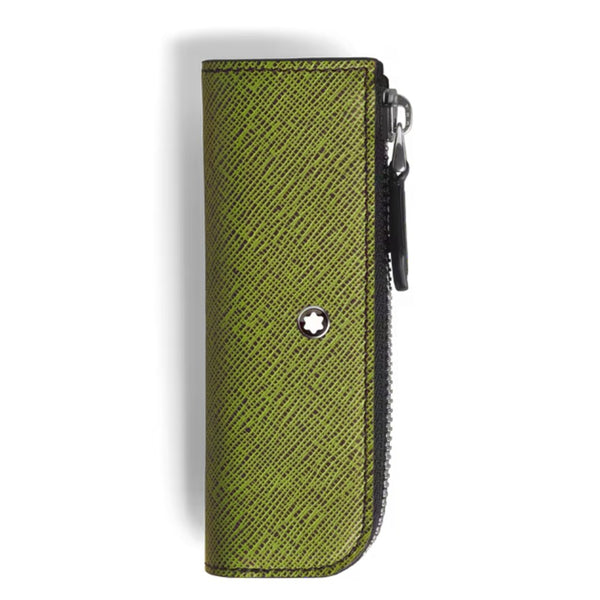 Montblanc -  Astuccio per 1 Strumento da Scrittura Heritage Rouge et Noir Baby in Pelle Sartorial