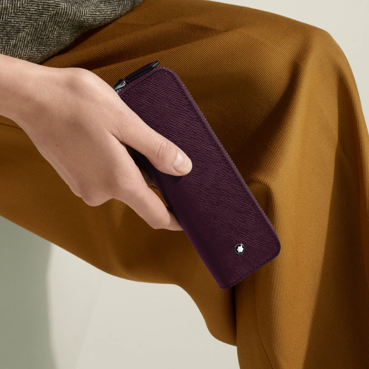 Montblanc - Astuccio per 1 strumento da scrittura con cerniera Sartorial