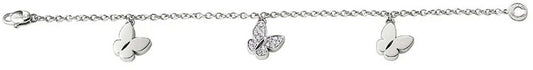Salvini Bracciale farfalle in oro bianco 18kt e diamanti
