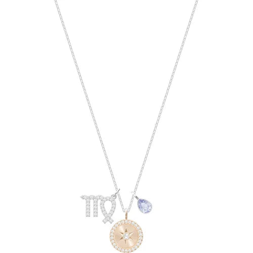 Swarovski Pendente Donna Zodiac Vergine Lilla Rodio