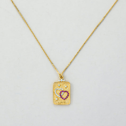 Versari - Collana Targhetta Love