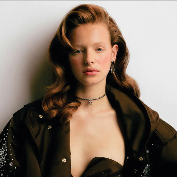 Maria e Luisa Jewels - Orecchini pendenti pietra a lobo (Cristallo di rocca)