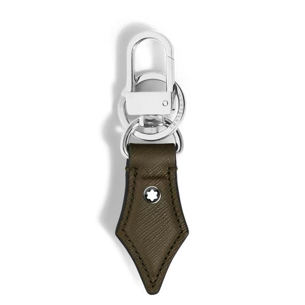 Montblanc - Portachiavi a Forma di Pennino in Pelle Sartorial