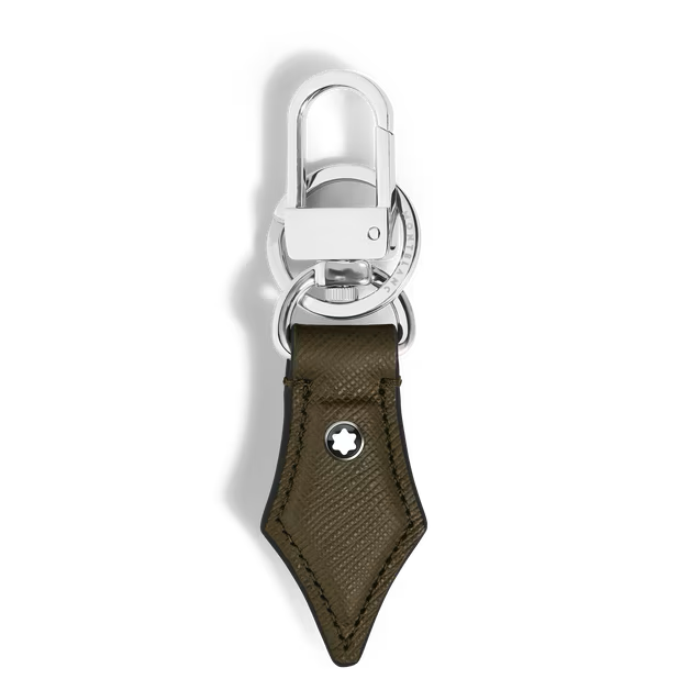 Montblanc - Portachiavi a Forma di Pennino in Pelle Sartorial