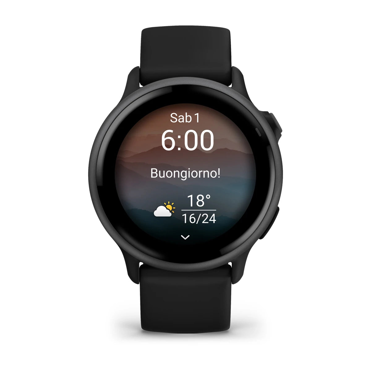 Garmin - Orologio Vívoactive 6 Slate con cinturino Black