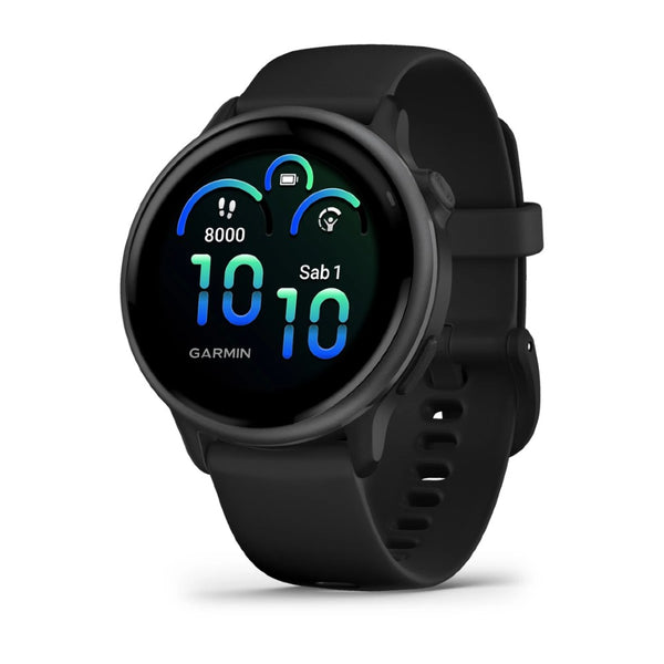 Garmin - Orologio Vívoactive 6 Slate con cinturino Black