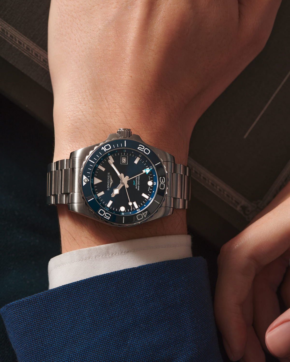 Longines Hydroconquest GMT L3.790.4.96.6