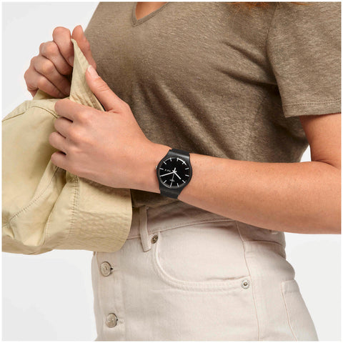 Swatch - Orologio MONO BLACK