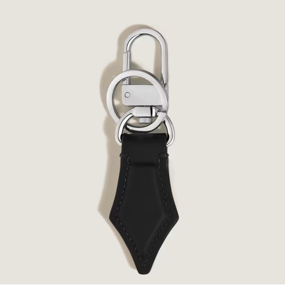 Montblanc - Portachiavi a Forma di Pennino in Pelle Meisterstuck