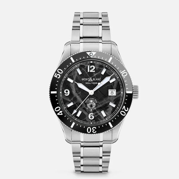 Montblanc Orologio 1858 Ice Sea Automatic Date Black