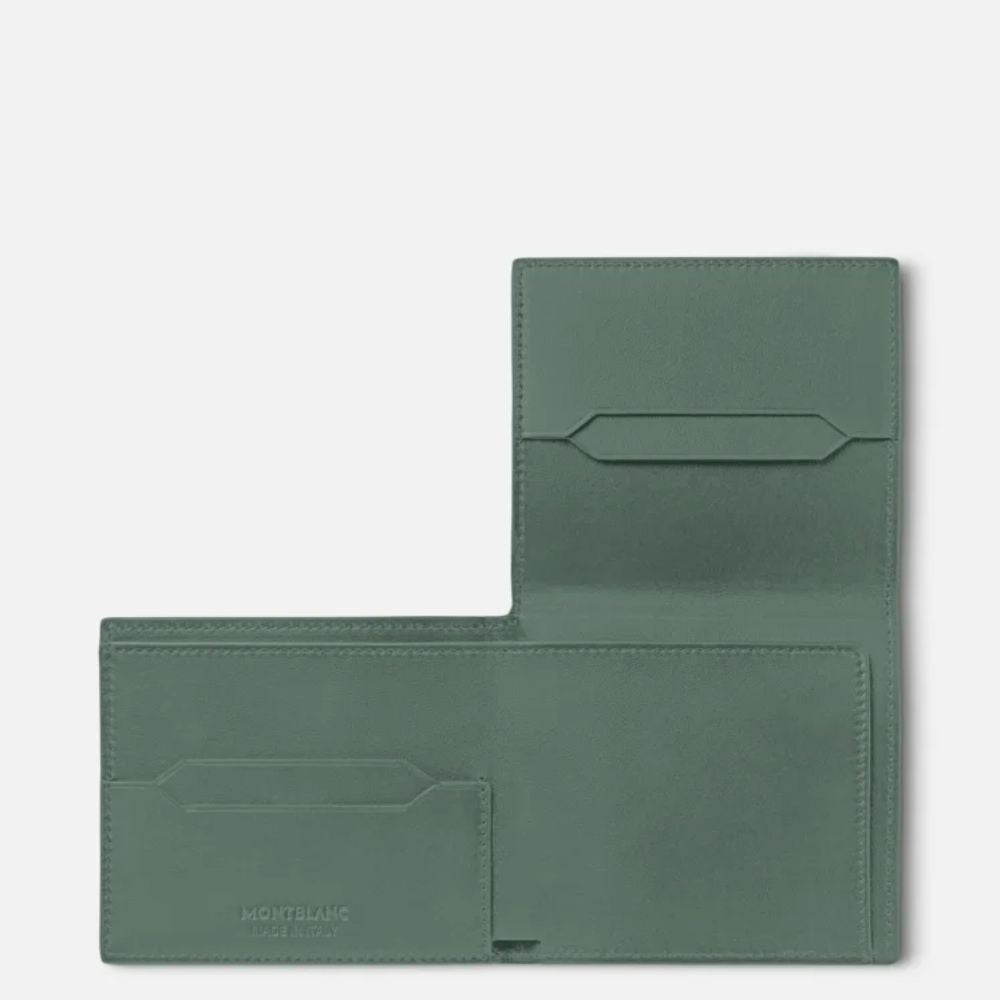 Montblanc - Portafoglio sottile trio Soft 4 scomparti Peltro