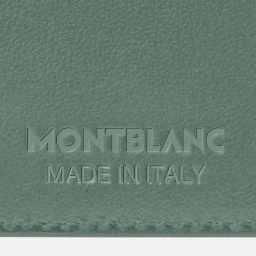 Montblanc - Portafoglio sottile trio Soft 4 scomparti Peltro