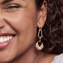 Pandora Orecchino Doppio Link