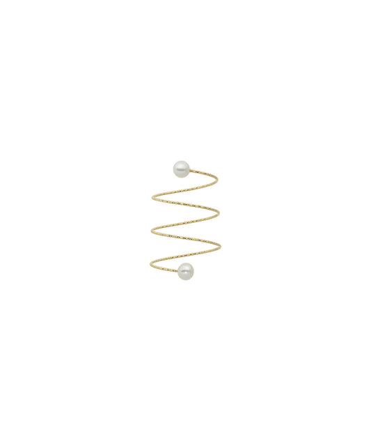 Magic Wire - Anello Neve 1/2 spirale (perle ø 4 mm)