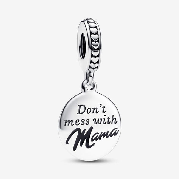 Pandora Charm Pendente “Don’t’ Mess with Mama” da incidere
