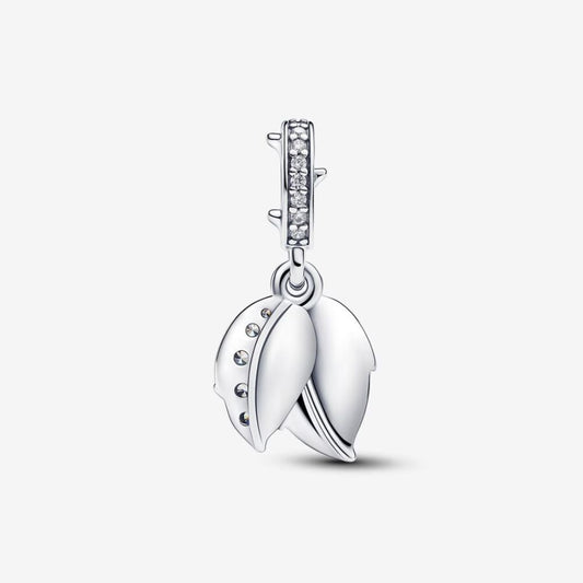 Pandora Charm Pendente Rosa Bianca