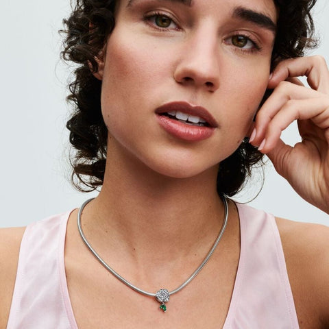 Pandora Charm Rosa Scintillante