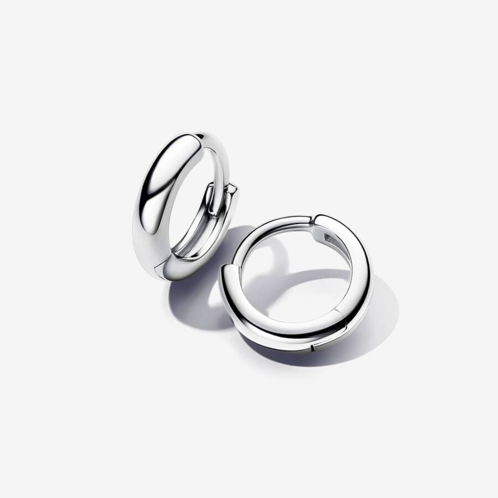 Pandora Orecchini Cerchi Huggie Piccoli Argento