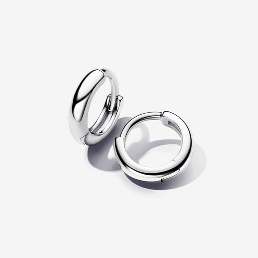 Pandora Orecchini Cerchi Huggie Piccoli Argento
