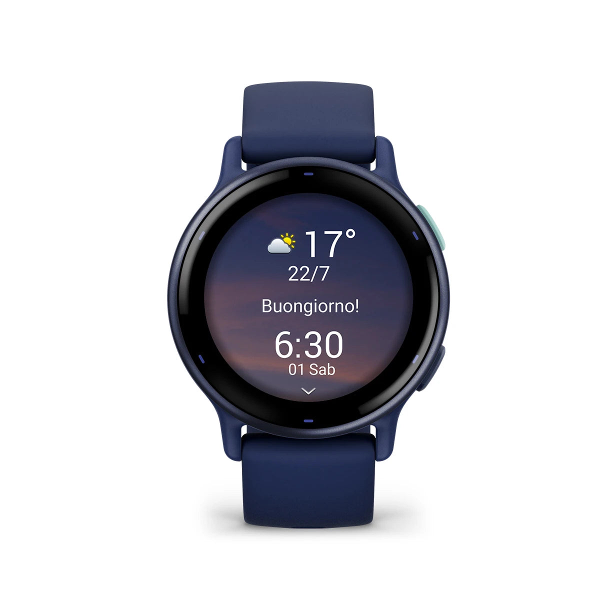 Garmin - Orologio Vívoactive 5 Navy con cinturino in silicone